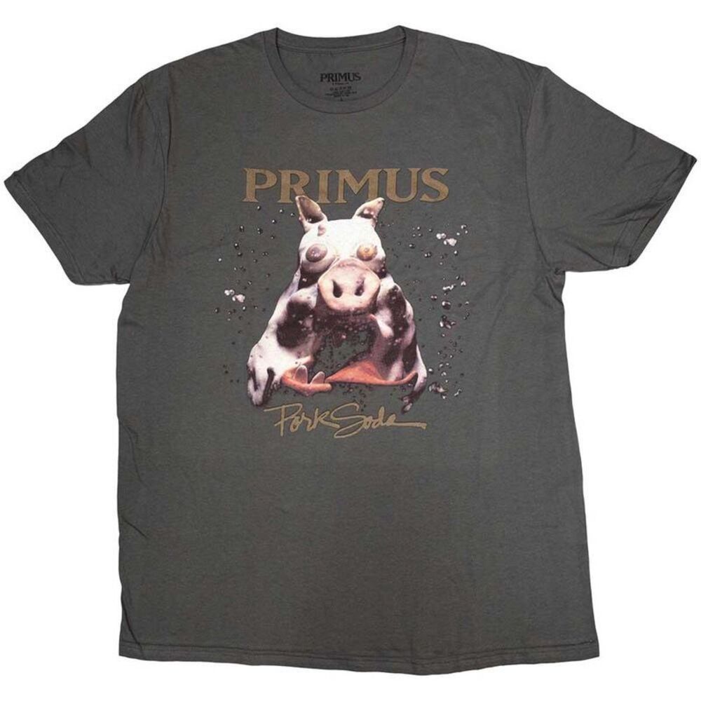Primus Unisex Adult Pork Soda T-Shirt / Charcoal Grey